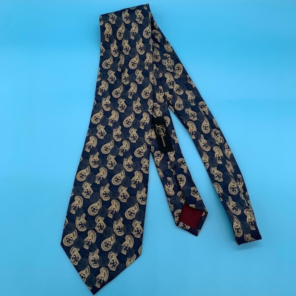 Richel Deluxe Levy's Nashville Paisley Floral Men's‎ Classic Silk Neck Tie